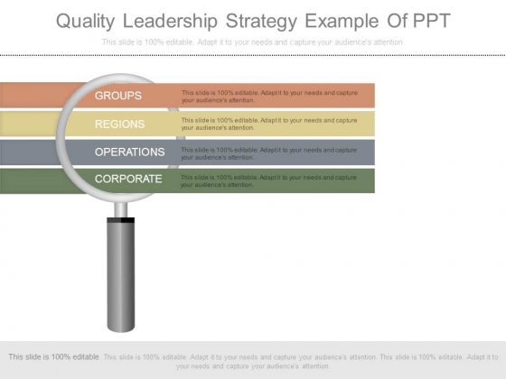 Quality Leadership Strategy Example Of Ppt Quality Leadership Strategy Example Of Ppt