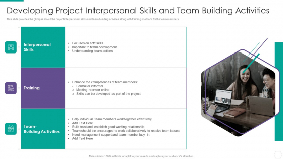 Quantitative Risk Assessment Developing Project Interpersonal Skills And Team Building Activities Sample PDF