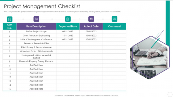Quantitative Risk Assessment Project Management Checklist Slides PDF Quantitative Risk Assessment Project Management Checklist Slides PDF