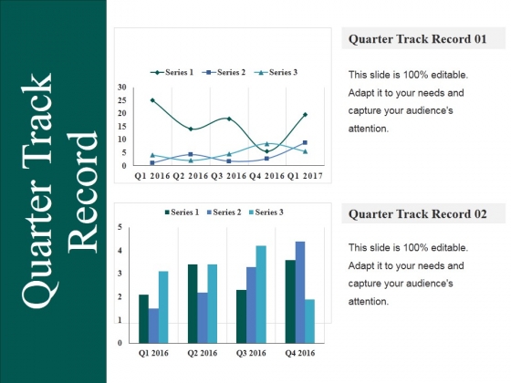Quarter Track Record Ppt PowerPoint Presentation Icon Show