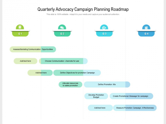 Quarterly Advocacy Campaign Planning Roadmap Download