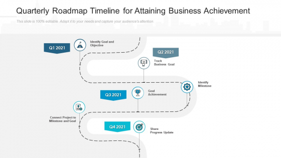 Quarterly Roadmap Timeline For Attaining Business Achievement Microsoft Quarterly Roadmap Timeline For Attaining Business Achievement Microsoft