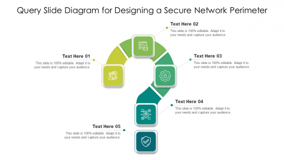Query Slide Diagram For Designing A Secure Network Perimeter Diagrams PDF