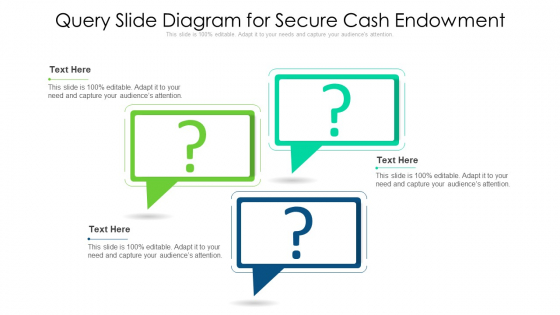Query Slide Diagram For Secure Cash Endowment Rules PDF