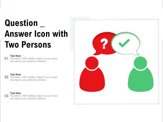 Question Answer Icon With Two Persons Ppt PowerPoint Presentation Portfolio Vector PDF Question Answer Icon With Two Persons Ppt PowerPoint Presentation Portfolio Vector PDF