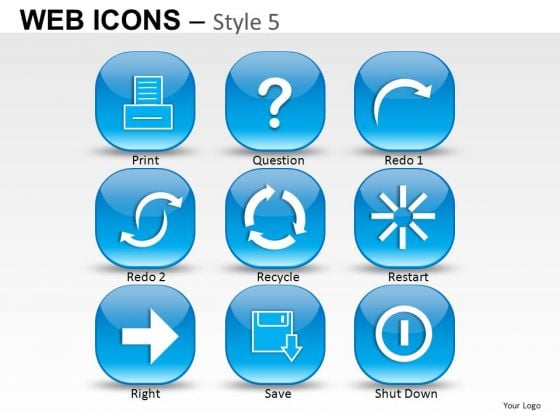Question Mark Web Icons PowerPoint Slides And Ppt Diagram Templates