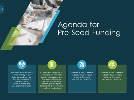 Raise Funding From Pre Seed Capital Agenda For Pre Seed Funding Designs PDF Raise Funding From Pre Seed Capital Agenda For Pre Seed Funding Designs PDF