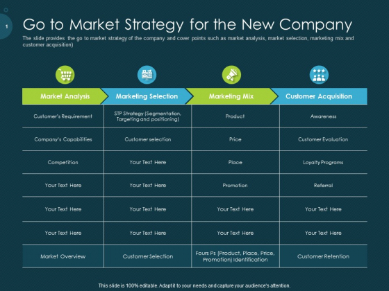 Raise Funding From Pre Seed Capital Go To Market Strategy For The New Company Information PDF Raise Funding From Pre Seed Capital Go To Market Strategy For The New Company Information PDF