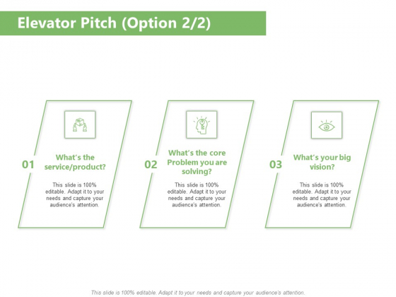 Raising Funds Company Elevator Pitch Option Ppt Examples PDF Raising Funds Company Elevator Pitch Option Ppt Examples PDF