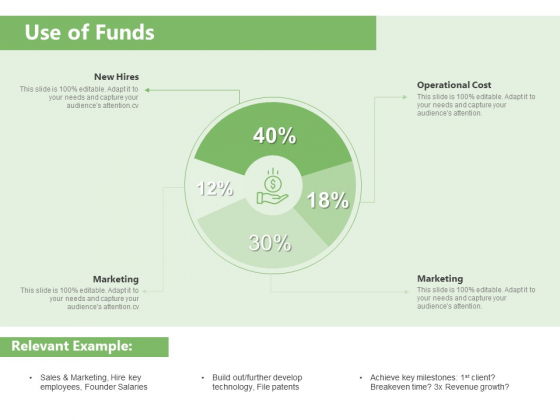Raising Funds Company Use Of Funds Ppt Infographics Professional PDF