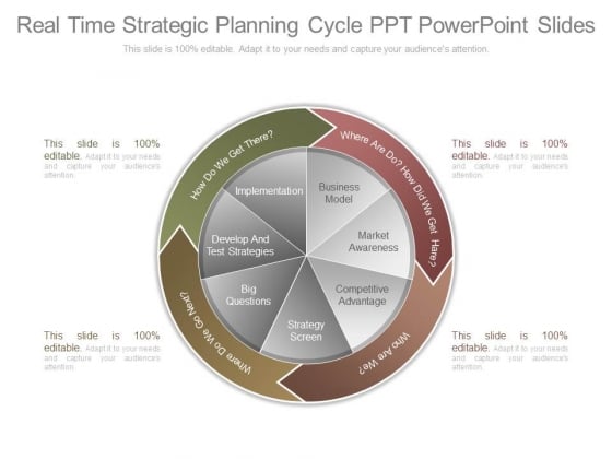 Real Time Strategic Planning Cycle Ppt Powerpoint Slides