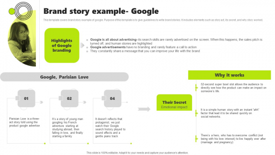 Rebrand Kick Off Plan Brand Story Example Google Microsoft PDF