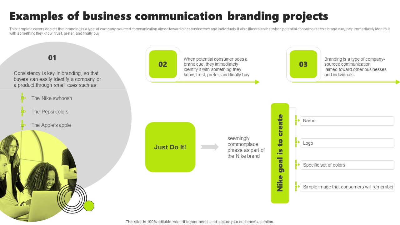Rebrand Kick Off Plan Examples Of Business Communication Branding Projects Themes PDF