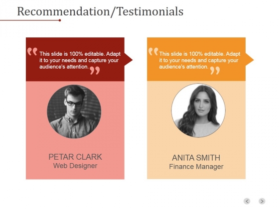 Recommendation Testimonials Ppt PowerPoint Presentation Graphics