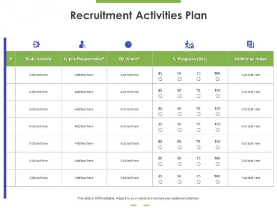Recruitment Activities Plan Ppt PowerPoint Presentation Inspiration Show PDF Recruitment Activities Plan Ppt PowerPoint Presentation Inspiration Show PDF