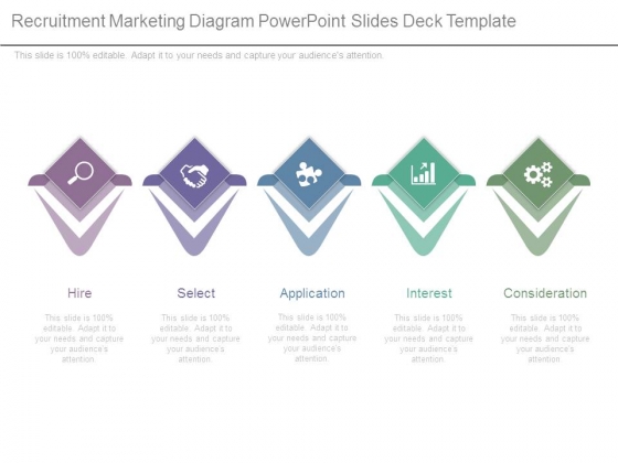 recruitment marketing diagram powerpoint slides deck template