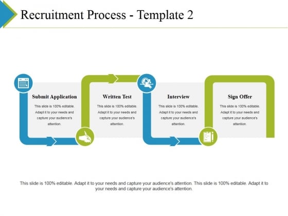 Recruitment Process Template 2 Ppt PowerPoint Presentation Infographic Template Vector