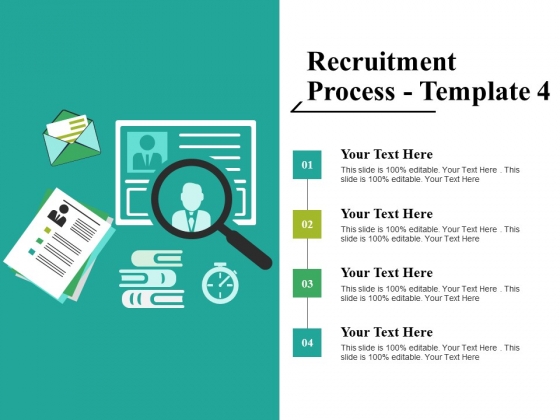 Recruitment Process Template 4 Ppt PowerPoint Presentation Ideas Grid