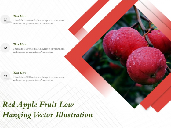 Red Apple Fruit Low Hanging Vector Illustration Ppt PowerPoint Presentation File Skills PDF Red Apple Fruit Low Hanging Vector Illustration Ppt PowerPoint Presentation File Skills PDF