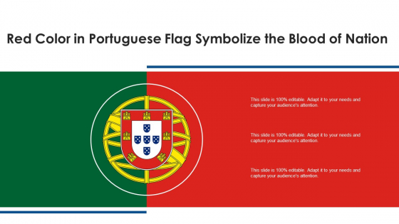 Red Color In Portuguese Flag Symbolize The Blood Of Nation Formats PDF