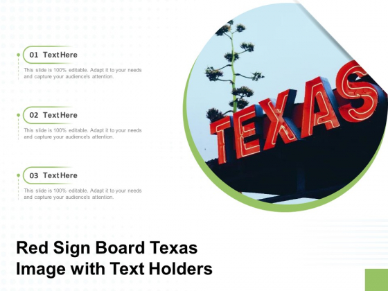 Red Sign Board Texas Image With Text Holders Ppt PowerPoint Presentation Styles Clipart Images PDF Red Sign Board Texas Image With Text Holders Ppt PowerPoint Presentation Styles Clipart Images PDF