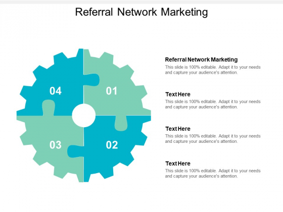 Referral Network Marketing Ppt PowerPoint Presentation Show Graphics Design Cpb