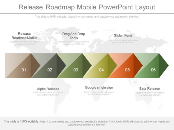 Release Roadmap Mobile Powerpoint Layout Release Roadmap Mobile Powerpoint Layout