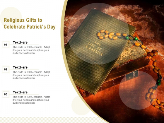 Religious Gifts To Celebrate Patricks Day Ppt PowerPoint Presentation Show Ideas PDF