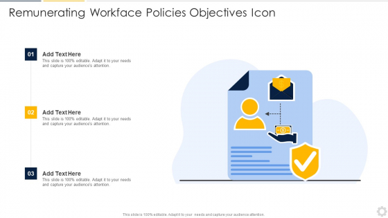 Remunerating Workface Policies Objectives Icon Sample PDF