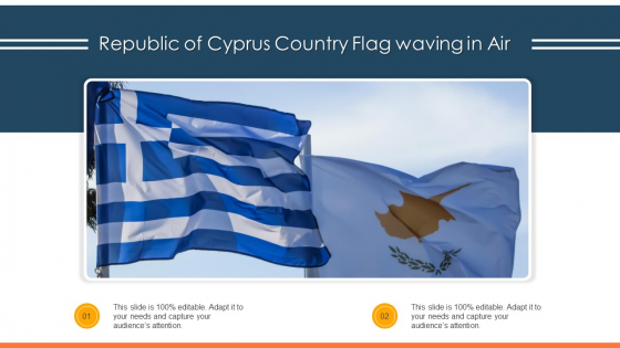 Republic Of Cyprus Country Flag Waving In Air Professional PDF