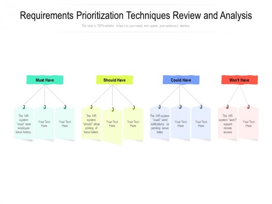 Requirements Prioritization Techniques Review And Analysis Ppt PowerPoint Presentation Layouts Inspiration PDF Requirements Prioritization Techniques Review And Analysis Ppt PowerPoint Presentation Layouts Inspiration PDF