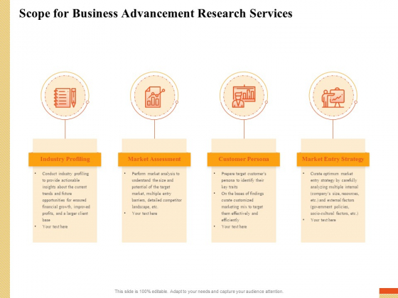 Research Advancement Services Scope For Business Advancement Research Services Rules PDF