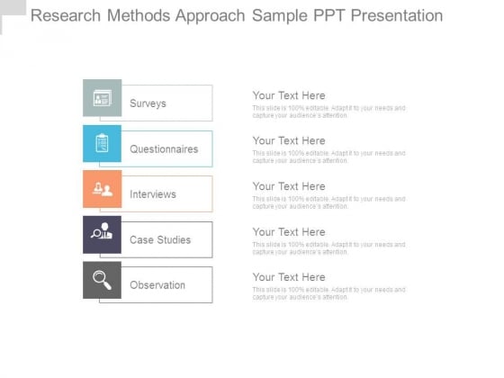 Research Methods Approach Sample Ppt Presentation Research Methods Approach Sample Ppt Presentation
