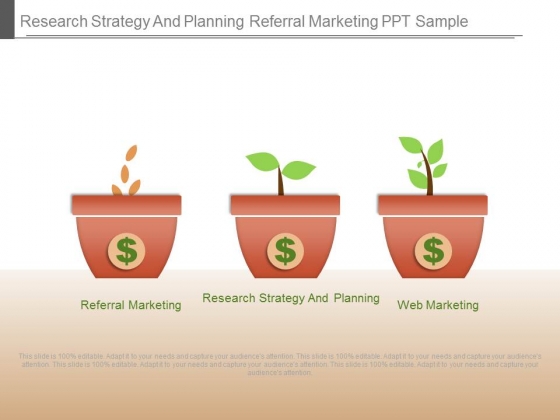Research Strategy And Planning Referral Marketing Ppt Sample Research Strategy And Planning Referral Marketing Ppt Sample