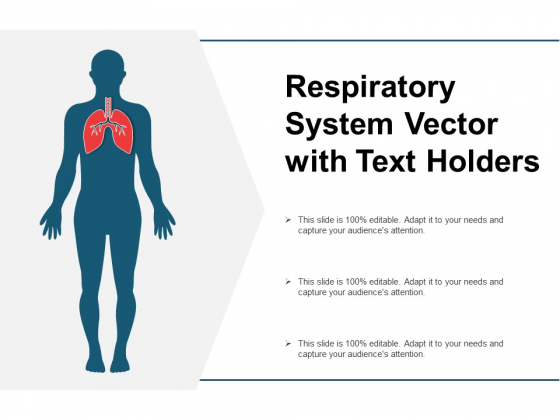 respiratory system vector with text holders ppt powerpoint respiratory system powerpoint