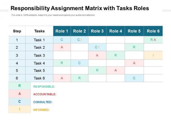Responsibility Assignment Matrix With Tasks Roles Ppt PowerPoint Presentation Portfolio Design Templates Responsibility Assignment Matrix With Tasks Roles Ppt PowerPoint Presentation Portfolio Design Templates