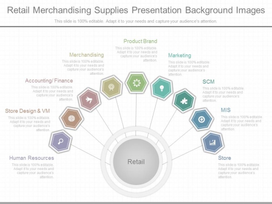 Retail Merchandising Supplies Presentation Background Images