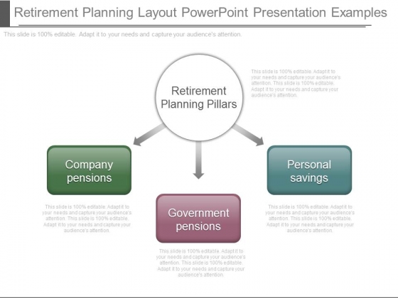 retirement planning layout powerpoint presentation examples
