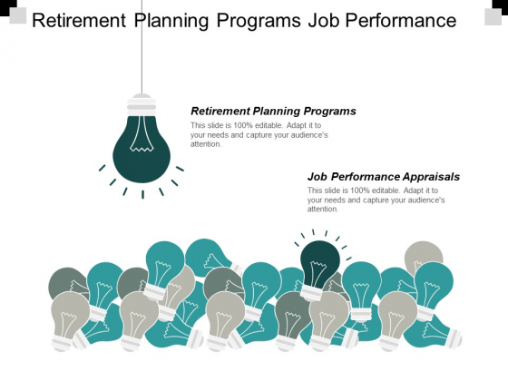 retirement planning programs job