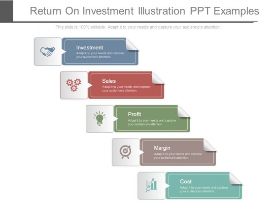 Return On Investment Illustration Ppt Examples