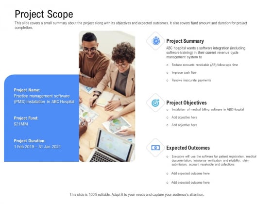 Revenue Cycle Management Deal Project Scope Ppt Model Visuals PDF Revenue Cycle Management Deal Project Scope Ppt Model Visuals PDF