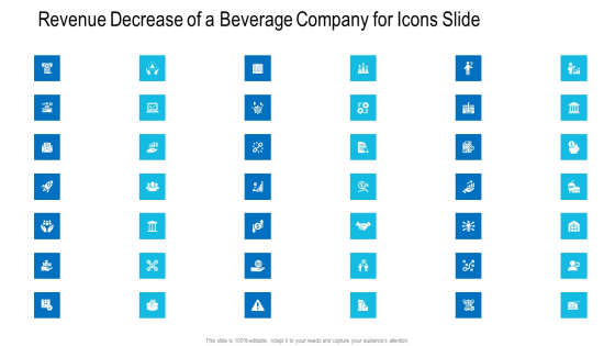 Revenue Decrease Of A Beverage Company For Icons Slide Ppt Styles Pictures PDF Revenue Decrease Of A Beverage Company For Icons Slide Ppt Styles Pictures PDF