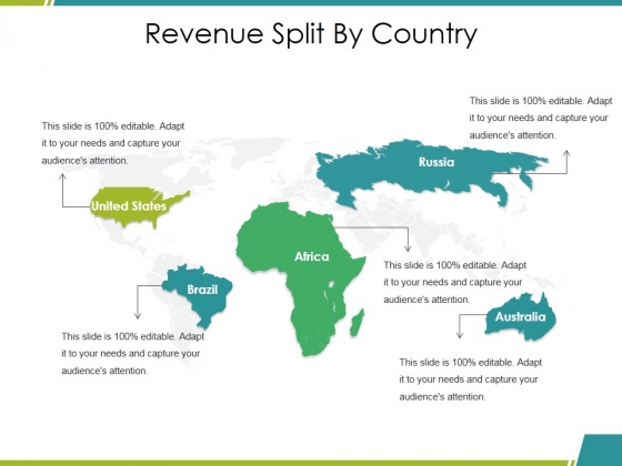 Revenue Split By Country Ppt PowerPoint Presentation File Design Inspiration