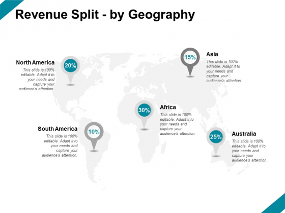 Revenue Split By Geography Ppt PowerPoint Presentation Slides Model Revenue Split By Geography Ppt PowerPoint Presentation Slides Model