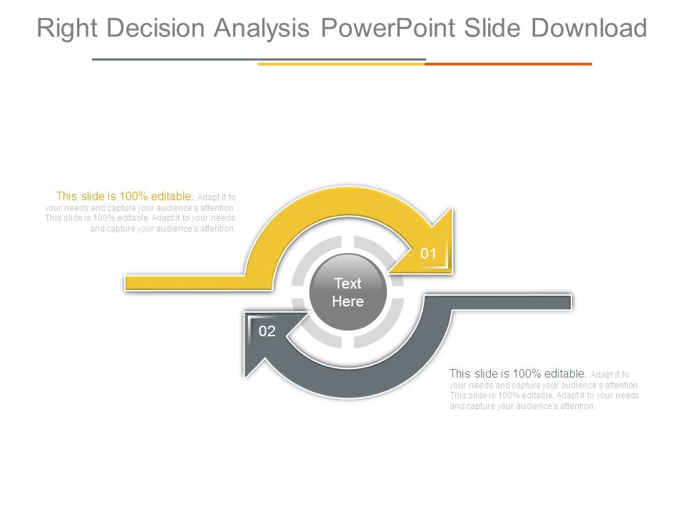 Right Decision Analysis Powerpoint Slide Download