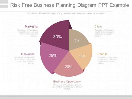 Risk Free Business Planning Diagram Ppt Example