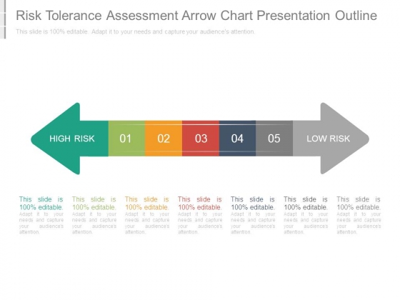 Risk Tolerance Assessment Arrow Chart Presentation Outline Risk Tolerance Assessment Arrow Chart Presentation Outline