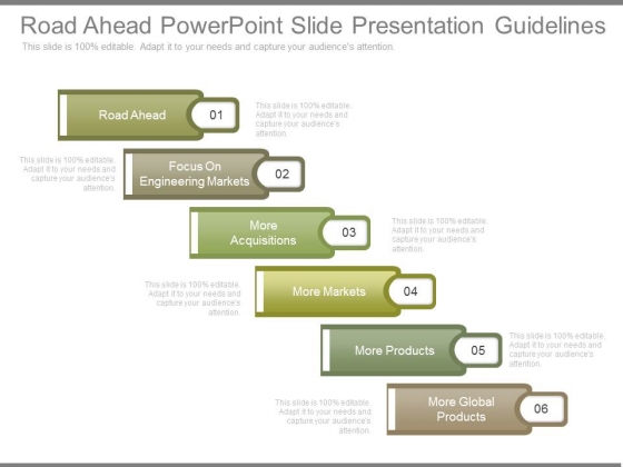 Road Ahead Powerpoint Slide Presentation Guidelines Road Ahead Powerpoint Slide Presentation Guidelines