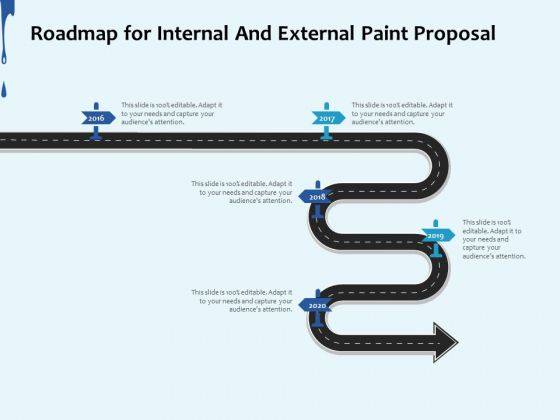 Roadmap For Internal And External Paint Proposal Ppt Show Layout PDF Roadmap For Internal And External Paint Proposal Ppt Show Layout PDF