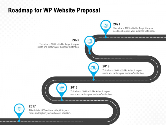Roadmap For WP Website Proposal Ppt PowerPoint Presentation Show Example Topics Roadmap For WP Website Proposal Ppt PowerPoint Presentation Show Example Topics